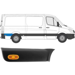 Moulure latérale de l'aile arrière avec lampe pour Mercedes Sprinter 2006-2018 / Droite / Ensemble 10686