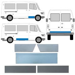 Panneau de réparation de porte pour Mercedes T1 207-410 1977-1995 / Gauche+Droit / Ensemble 12633