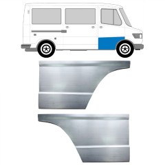 Panneau de réparation de porte avant haut pour Mercedes T1 207-410 1977-1995 / Gauche+Droit / Ensemble 9570