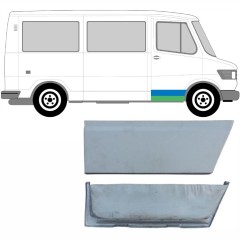 Panneau de réparation de porte avant intérieur + extérieur pour Mercedes T1 207-410 1977-1995 / Droite / Ensemble 5233