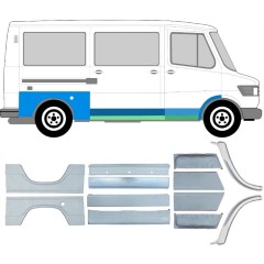 Ensemble de panneaux de réparation pour Mercedes T1 207-410 1977-1995 / Gauche+Droit / 6714