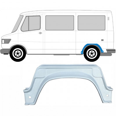 Passage de roue intérieur arrière pour Mercedes T1 1977-1996 / Gauche 5217