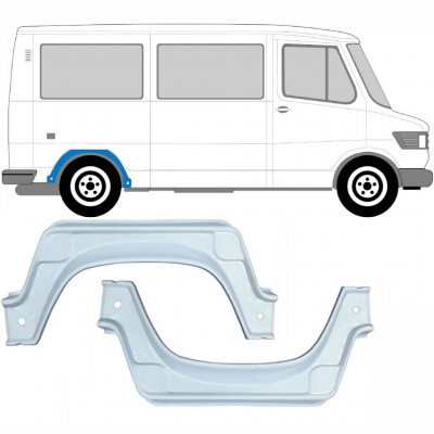 Passage de roue intérieur arrière pour Mercedes T1 1977-1996 / Gauche+Droit / Ensemble 9563