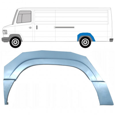 Panneau de réparation arc d'aile arrière pour Mercedes T2 1986-1996 / Gauche 8021