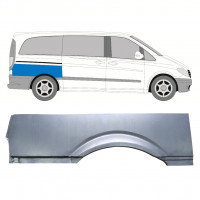 Panneau de réparation arc d'aile arrière pour Mercedes Vito 2003- / SWB / Droite 8283