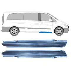 Réparation bas de caisse de porte avant pour Mercedes Vito W639 2003-2014 / Gauche+Droit / Ensemble 9785
