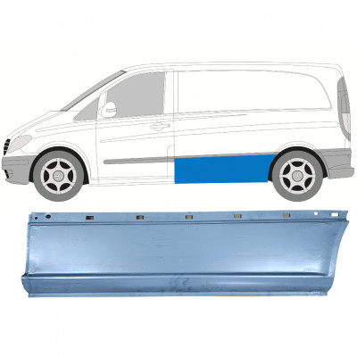 Panneau de réparation latéral pour Mercedes Vito 2003-2014 / SWB / Gauche 6796