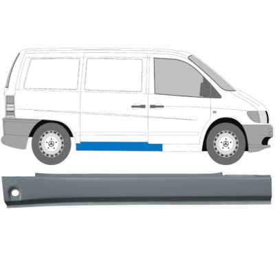 MERCEDES VITO 1996-2003 PORTE COULISSANTE PANNEAU DE RÉPARATION DU SEUIL / DROIT