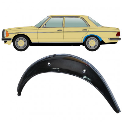 Passage de roue intérieur arrière pour Mercedes W123 1975-1985 / Gauche 8037