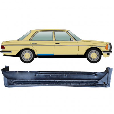 Panneau de réparation de porte arrière extérieur pour Mercedes W123 1975-1985 / Droite 6776