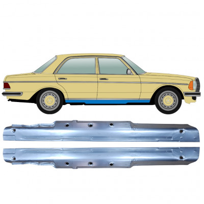 Panneau de réparation du seuil pour Mercedes W123 1975-1985 / Gauche+Droit / Ensemble 9293