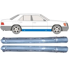 Panneau de réparation du seuil renforcé pour Mercedes E-Class W124 1984-1996 / Gauche+Droit / Ensemble 9847