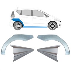 Réparation bas de caisse + passage de roue arrière pour Mercedes A-Class W169 2004-2012 / Ensemble 11316