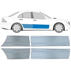 Panneau de réparation des portes avant et arrières pour Mercedes C-Class W203 2000-2007 / Gauche+Droit / Ensemble 10672