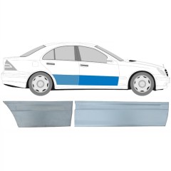 Panneau de réparation des portes avant et arrières pour Mercedes C-Class W203 2000-2007 / Droite / Ensemble 10673