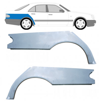 Panneau de réparation arc d'aile arrière pour Mercedes E-class 1995-2003 / Gauche+Droit / Ensemble 9455