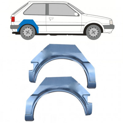 Panneau de réparation arc d'aile arrière pour Nissan Micra 1982-1992 / Gauche+Droit / Ensemble 9897