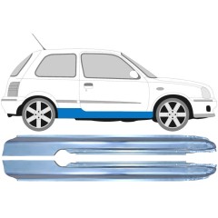 Panneau de réparation du seuil pour Nissan Micra K11 1992-2003 / Gauche+Droit / Ensemble 10570