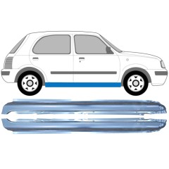 Panneau de réparation du seuil pour Nissan Micra K11 1992-2003 / Gauche+Droit / Ensemble 9640
