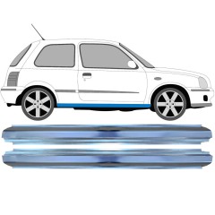 Réparation bas de caisse pour Nissan Micra K11 1992-2003 / Gauche+Droit / Ensemble 16148