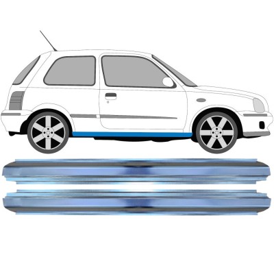 Réparation bas de caisse pour Nissan Micra K11 1992-2003 / Gauche+Droit / Ensemble 16148