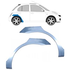 Panneau de réparation arc d'aile arrière pour Nissan Micra K12 2002-2010 / Gauche+Droit / Ensemble 9627
