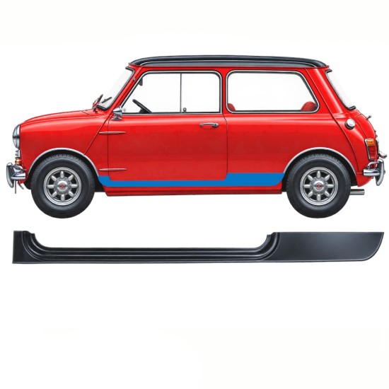 Panneau de réparation du seuil pour Austin Mini Cooper 1959-1969 / Gauche 10876