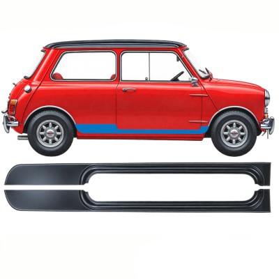 Panneau de réparation du seuil pour Austin Mini Cooper 1959-1969 / Gauche+Droit / Ensemble 10877