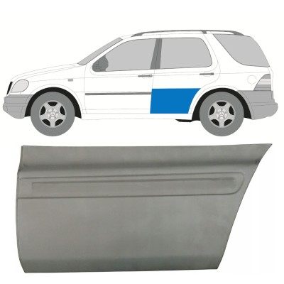 Panneau de réparation de porte arrière pour Mercedes M-Class ML W163 1998-2005 / Gauche 16091