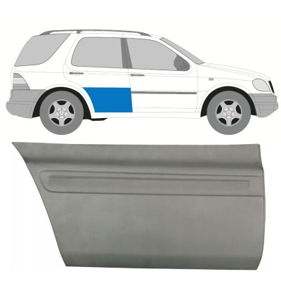 Panneau de réparation de porte arrière pour Mercedes M-Class ML W163 1998-2005 / Droite 16090