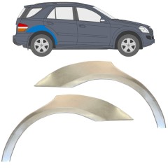 Panneau de réparation arc d'aile arrière pour Mercedes-Benz M-Class ML W164 2005-2011 / Gauche+Droit / Ensemble 14931