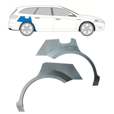Panneau de réparation arc d'aile arrière pour Ford Mondeo 2007-2010 / Gauche+Droit / COMBI / SEDAN / Ensemble 16849