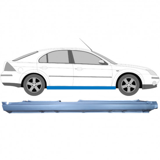 Panneau de réparation du seuil pour Ford Mondeo 2000-2007 / Droite 6294