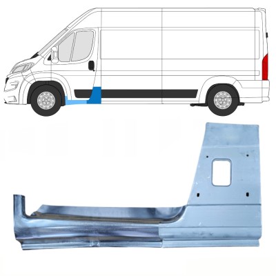 Panneau de réparation du montant + réparation bas de caisse pour Opel Movano 2021-2026 / Gauche 16472