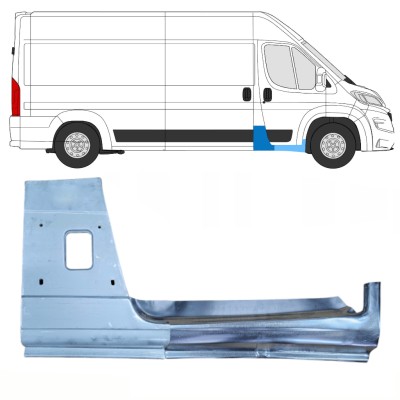 Panneau de réparation du montant + réparation bas de caisse pour Opel Movano 2021-2026 / Droite 16471