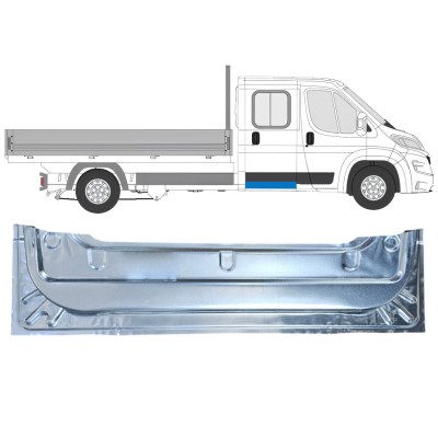 Panneau de réparation de porte arrière extérieur pour Opel Movano 2021-2026 / Gauche = Droite (symétrique) 16407