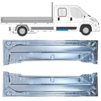 Panneau de réparation de porte arrière extérieur pour Opel Movano 2021-2026 / Gauche+Droit 16406