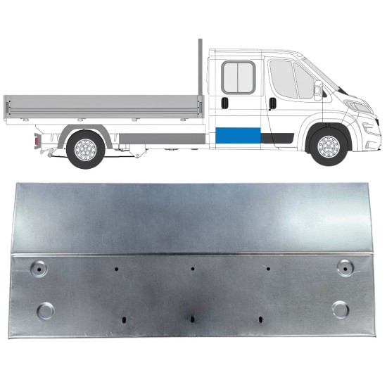 Panneau de réparation de porte arrière pour Opel Movano 2021-2026 / Gauche = Droite (symétrique) 16401