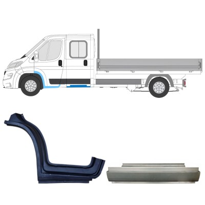 Ensemble de panneaux de réparation pour Opel Movano 2021-2026 / Gauche 16435