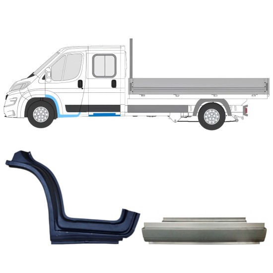 Ensemble de panneaux de réparation pour Opel Movano 2021-2026 / Gauche 16435