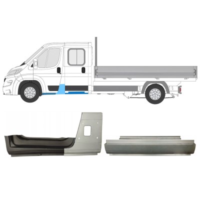 Ensemble de panneaux de réparation pour Opel Movano 2021-2026 / Gauche 16433