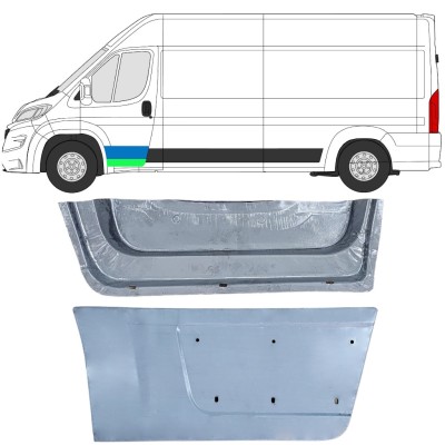 Panneau de réparation de porte avant intérieur + extérieur pour Opel Movano 2021-2026 / Gauche 16479