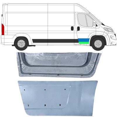 Panneau de réparation de porte avant intérieur + extérieur pour Opel Movano 2021-2026 / Droite 16478