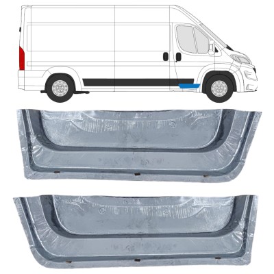 Panneau de réparation de porte avant intérieur pour Opel Movano 2021-2026 / Gauche+Droit 16477