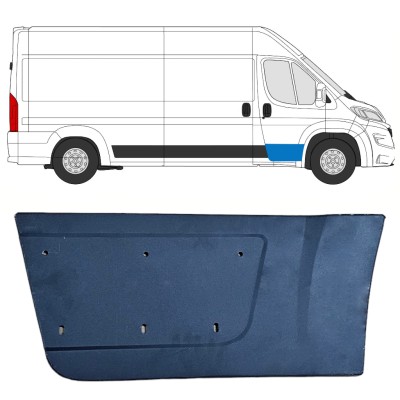 Panneau de réparation de porte avant pour Opel Movano 2021-2026 / Droite 16450