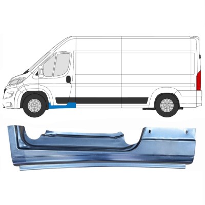 Réparation bas de caisse de porte avant pour Opel Movano 2021-2026 / Gauche 16418