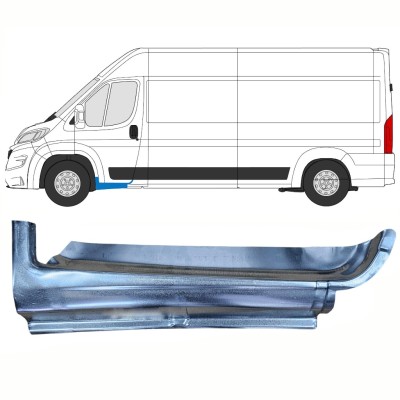 Réparation bas de caisse de porte avant pour Opel Movano 2021-2026 / Gauche 16415