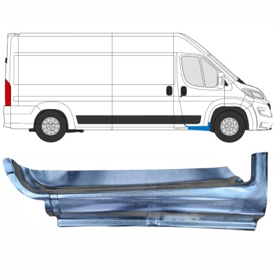 Réparation bas de caisse de porte avant pour Opel Movano 2021-2026 / Droite 16414