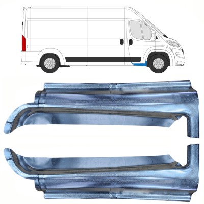 Réparation bas de caisse de porte avant pour Opel Movano 2021-2026 / Gauche+Droit / Ensemble 16416