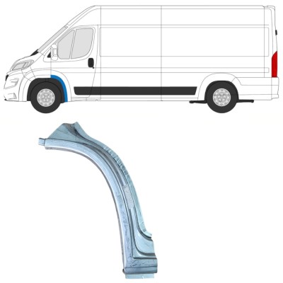 Panneau de réparation de arc d'aile avant pour Opel Movano 2021-2026 / Gauche 16410